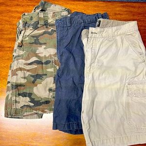 Men’s cargo shorts lot